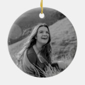 愛する1つのクリスマスのエンジェルウィングス記念損失 セラミックオーナメント (裏面)