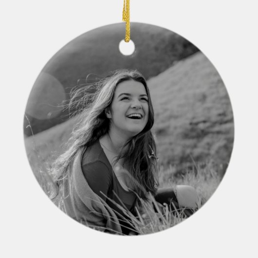 愛する1つのクリスマスのエンジェルウィングス記念損失 セラミックオーナメント (裏面)