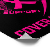 愛する1つの叔母の乳がん認識度Ckの損失 ポスター (角)