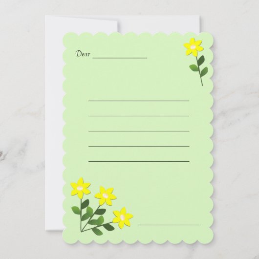 愛する3ヨハネ1:2フラットカードのためのメッセージ (裏面)