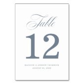 愛する |の結婚テーブル番号カード テーブルナンバー (裏面)