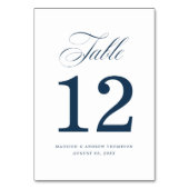 愛する |の結婚テーブル番号カード テーブルナンバー (裏面)