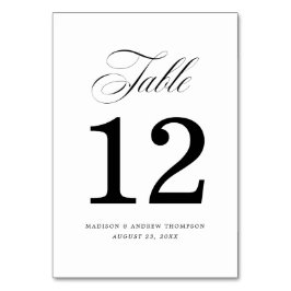 愛する |の結婚テーブル番号カード テーブルナンバー