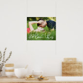 愛する |アーバンモダンクカジュアルスクリプト写真 ポスター (キッチン)