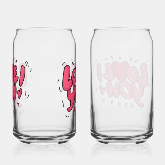 愛する ガラス缶 (右)