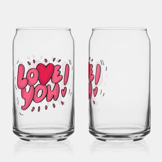 愛する ガラス缶 (裏面)