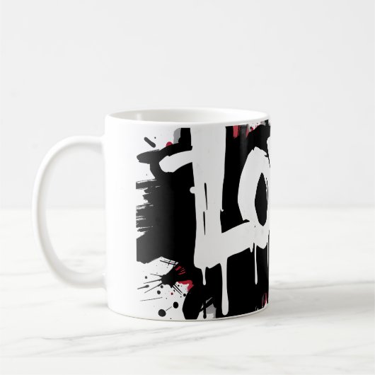 愛する コーヒーマグカップ (左)