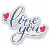 愛する シール (正面)