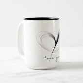 愛する ツートーンマグカップ (正面左)