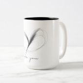 愛する ツートーンマグカップ (正面右)