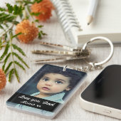 愛する、パパ写真 キーホルダー (正面右)