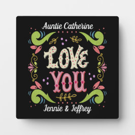 愛する フォトプラーク