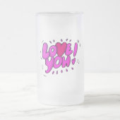 愛する フロストグラスビールジョッキ (中央)