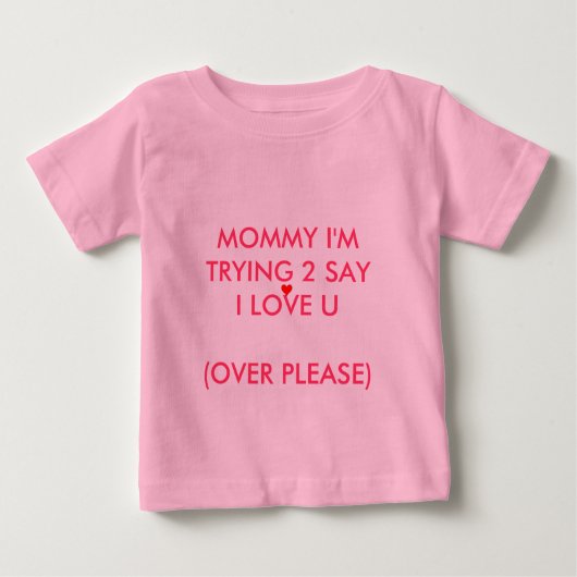 愛する！ベビーtシャツ ベビーTシャツ (正面)