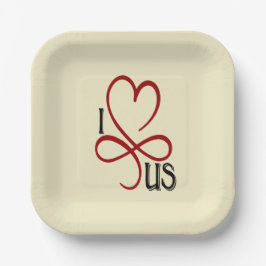 愛する ペーパープレート