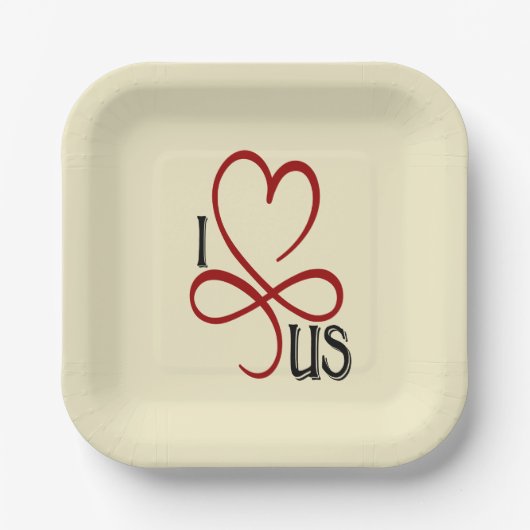 愛する ペーパープレート (正面)