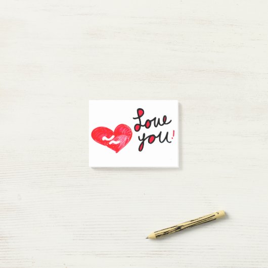 愛する ポストイット (デスク上)