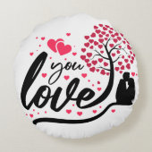 愛する ラウンドクッション (裏面)