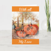 **愛する**愛する人への感謝状 シーズンカード (正面)