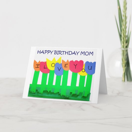 愛する/特別な母のハッピーバースデー カード (正面)