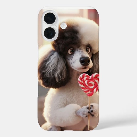 愛するPoodle IPhoneケース Case-Mate iPhoneケース (裏面)