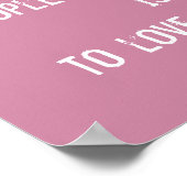 愛せよ感動的やる気を起こさせる引用文 ポスター (角)