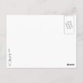 愛せよ!書やる気を起こさせる道引用文 ポストカード (裏面)