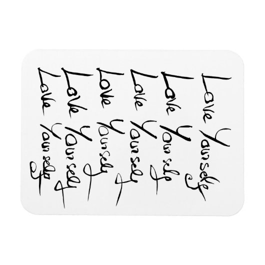 愛せよ!書やる気を起こさせる道引用文 マグネット (横)