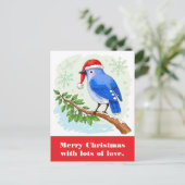 愛たっぷりのメリークリスマス。 ポストカード (スタンド正面)