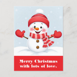 愛たっぷりのメリークリスマス。 ポストカード