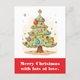 愛たっぷりのメリークリスマス。 ポストカード