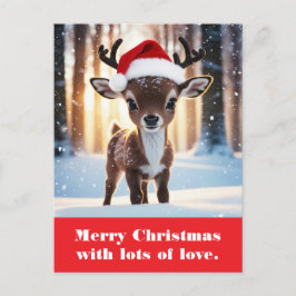 愛たっぷりのメリークリスマス。 ポストカード