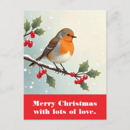 愛たっぷりのメリークリスマス。 ポストカード