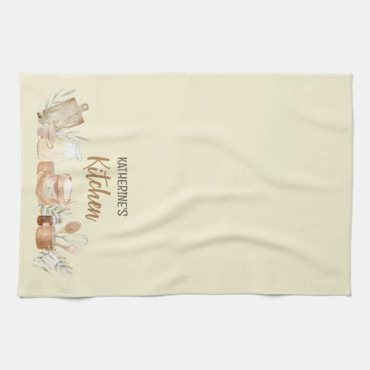 愛だけがパン屋のシャワーに必要 キッチンタオル (横)