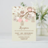 愛だけが必要です ピンクフクロウの受付カード エンクロージャーカード (スタンド正面)