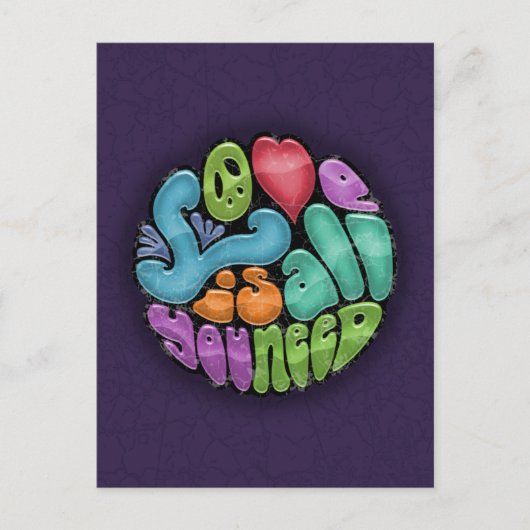 愛だけが必要 -rnd ポストカード (正面)