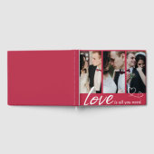 愛だけで十分なカップルコラージュゲストブック ゲストブック (全面)