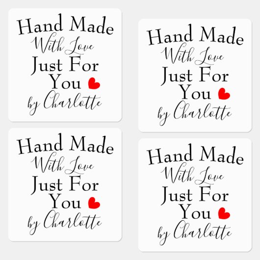 愛だけで手作りパーソナライズされた ラベル (グループ)