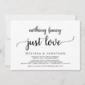 愛だけシンプルに、飾らないナチュラルスタイル 招待状 (正面)