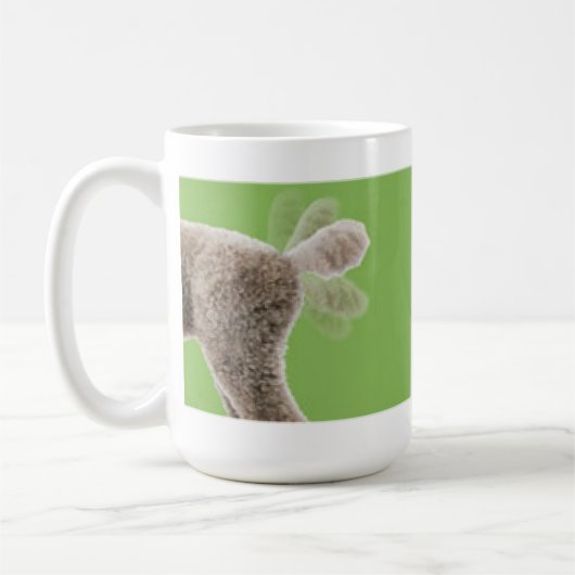 愛だけ尾を振らせますことができます コーヒーマグカップ (左)