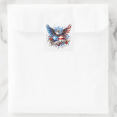 愛だけ必要 Patriot 的 禿鷹 心 スクエアシール (バッグ)