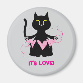 愛だ！猫好き磁石 マグネット