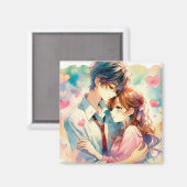 愛でかわいいアニメカップル|過去記事 マグネット (正面/裏面)