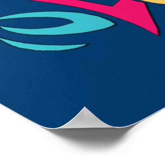 愛できるおもしろい60誕生日 ポスター (角)