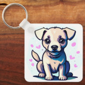 愛できる研究室 キーホルダー (正面)