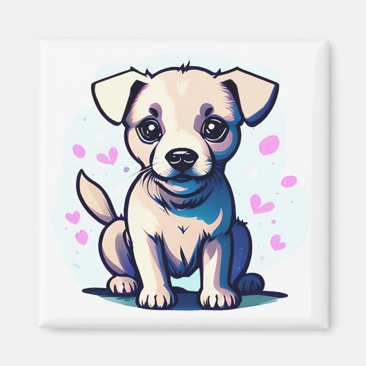 愛できる研究室 マグネット (正面)