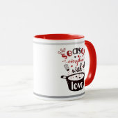 愛ですべてをシーズンに入❤️れ マグカップ (正面右)