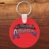 愛でアムステルダムから。 キーホルダー (裏面)