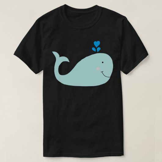 愛でクジラ Tシャツ (デザイン正面)