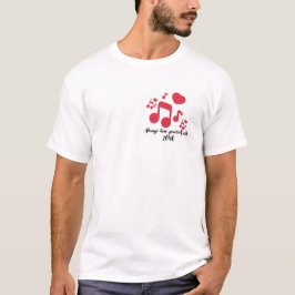 愛でチューニングするTシャツ - ポジティブさを広げる Tシャツ